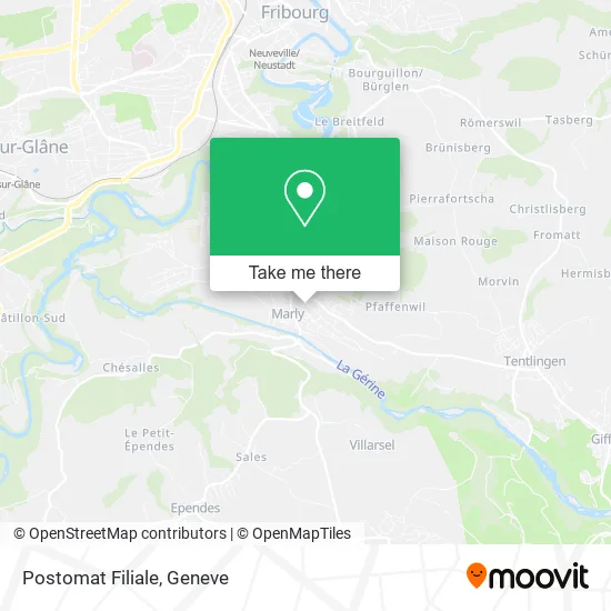 Postomat Filiale map