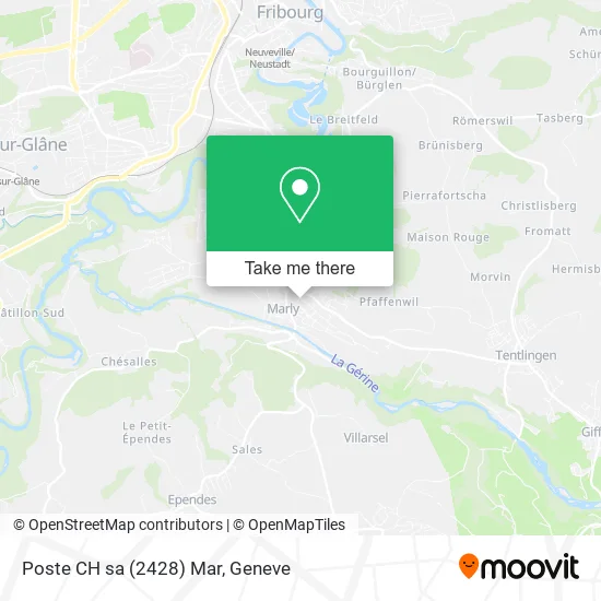 Poste CH sa (2428) Mar map