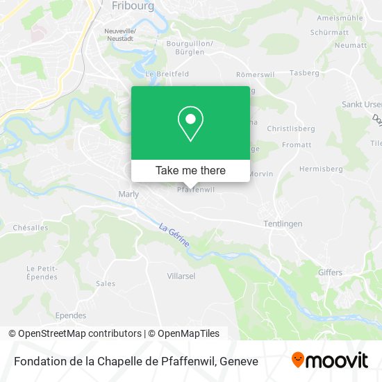 Fondation de la Chapelle de Pfaffenwil map