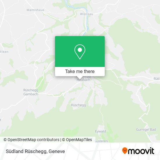 Südland Rüschegg map