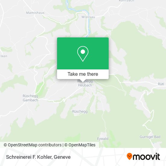 Schreinerei F. Kohler map