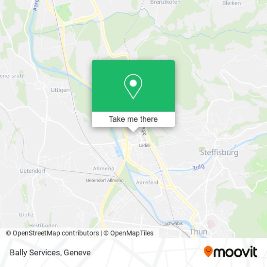 Bally Services map