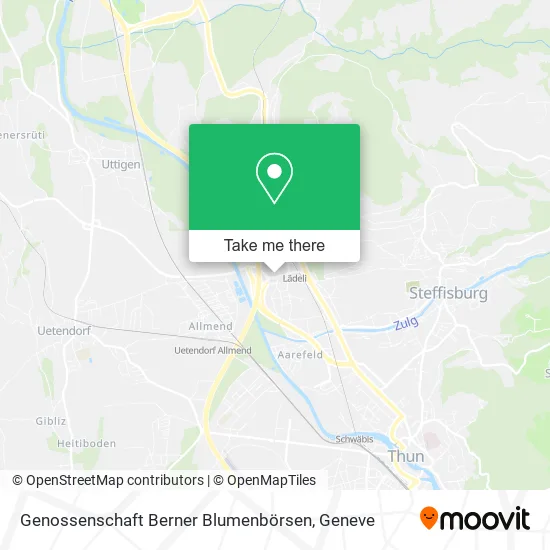 Genossenschaft Berner Blumenbörsen map