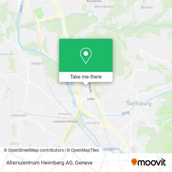 Alterszentrum Heimberg AG map