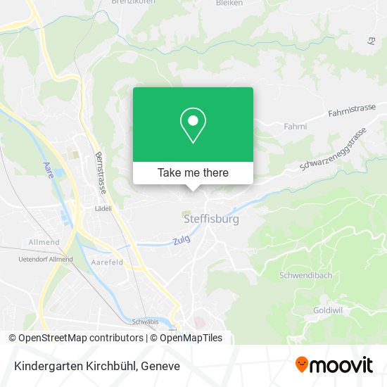 Kindergarten Kirchbühl map