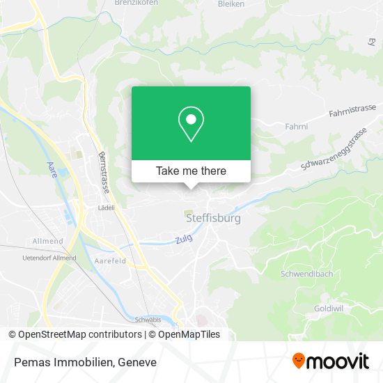 Pemas Immobilien map