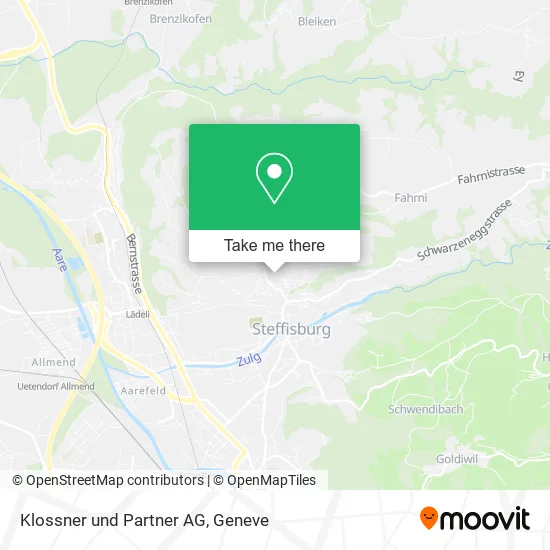Klossner und Partner AG map