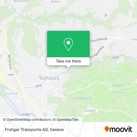 Frutiger Transporte AG map