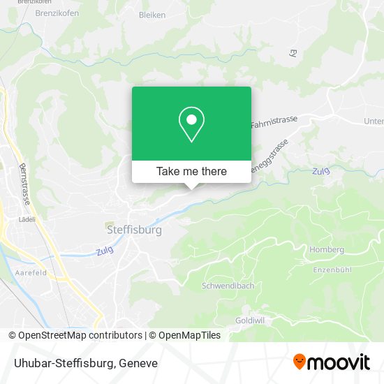 Uhubar-Steffisburg map