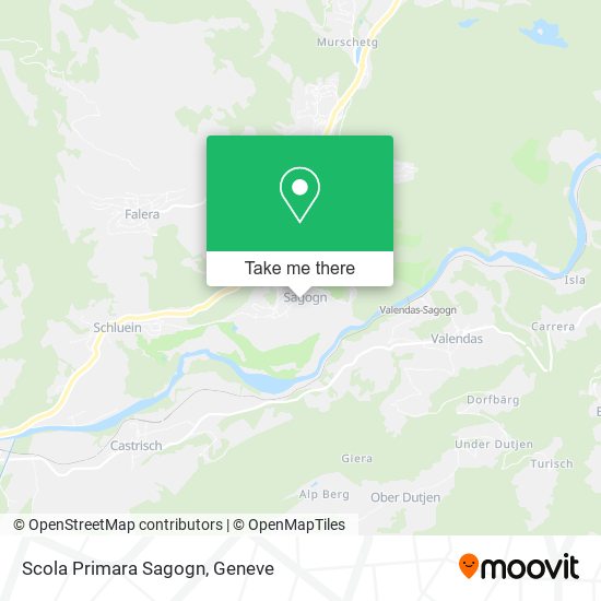 Scola Primara Sagogn map