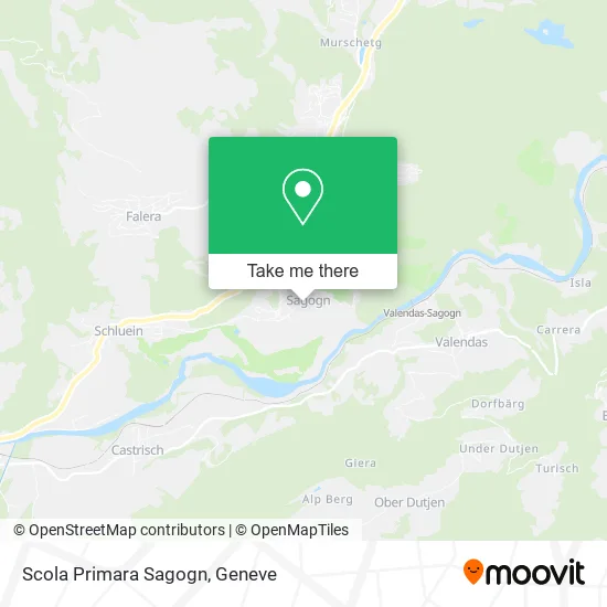 Scola Primara Sagogn map