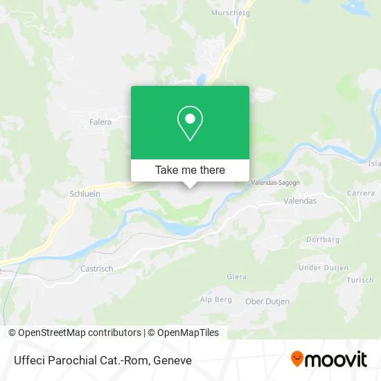 Uffeci Parochial Cat.-Rom map