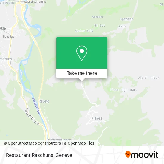 Restaurant Raschuns map
