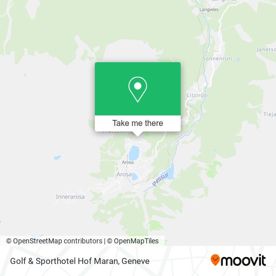 Golf & Sporthotel Hof Maran map