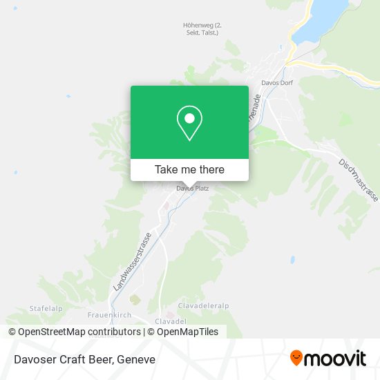 Davoser Craft Beer map