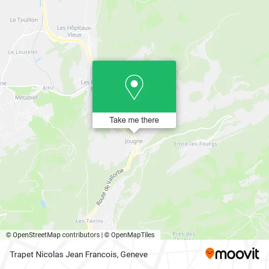Trapet Nicolas Jean Francois map