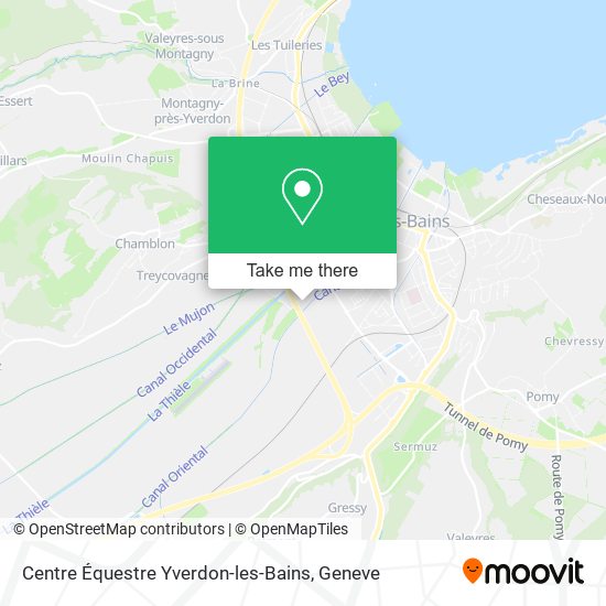 Centre Équestre Yverdon-les-Bains map