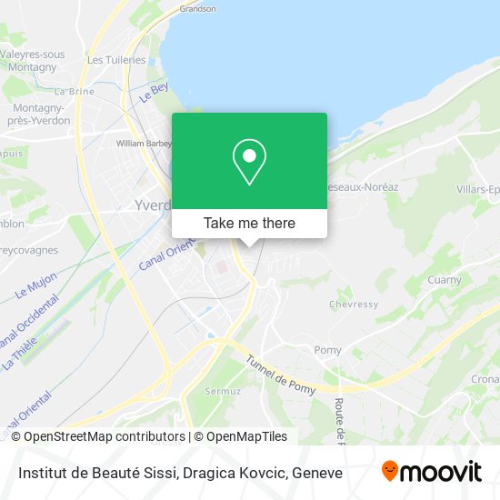 Institut de Beauté Sissi, Dragica Kovcic map