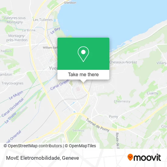 MovE Eletromobilidade map
