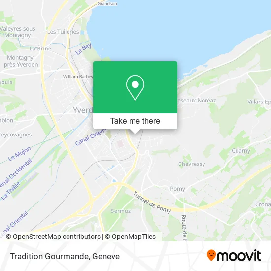 Tradition Gourmande map
