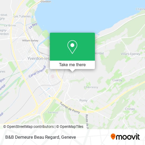 B&B Demeure Beau Regard map