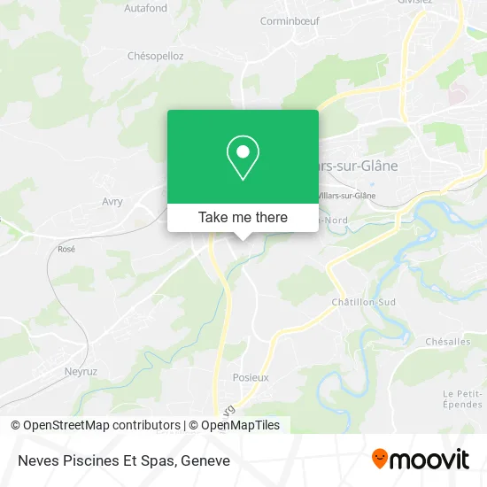 Neves Piscines Et Spas map
