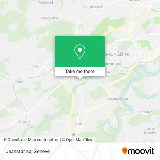 Jeanstar sa map