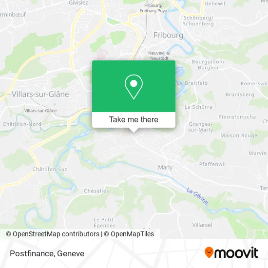 Postfinance map