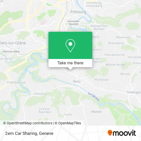 2em Car Sharing map