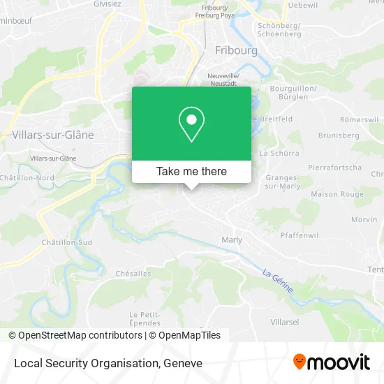 Local Security Organisation map