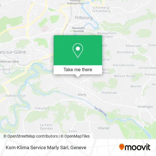Ksm-Klima Service Marly Sàrl map