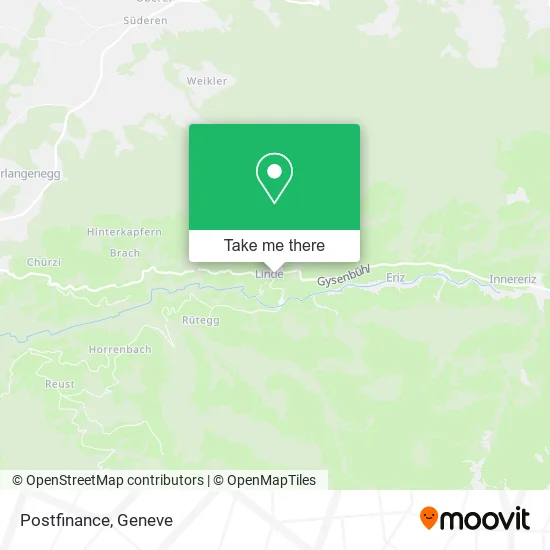 Postfinance map
