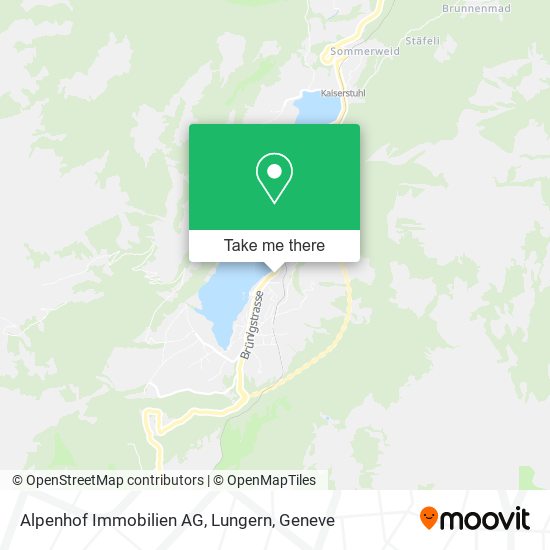 Alpenhof Immobilien AG, Lungern map