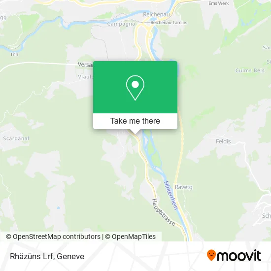 Rhäzüns Lrf map