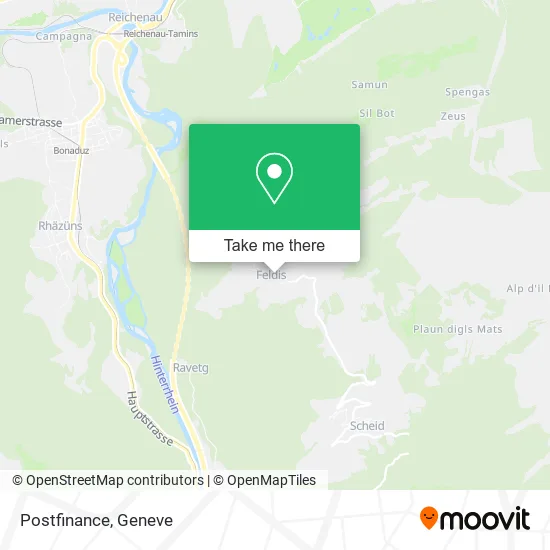 Postfinance map