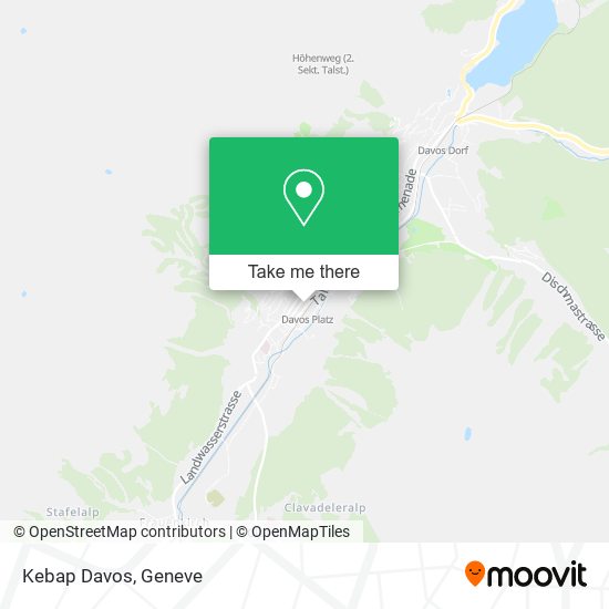 Kebap Davos map