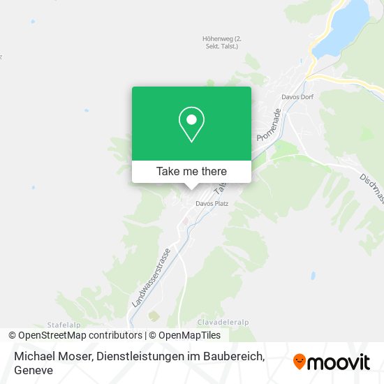 Michael Moser, Dienstleistungen im Baubereich map