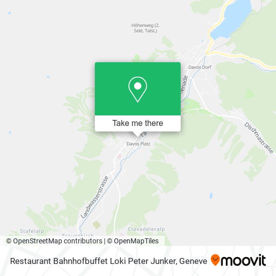 Restaurant Bahnhofbuffet Loki Peter Junker map