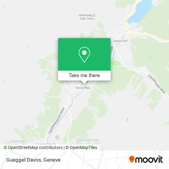 Gueggel Davos map