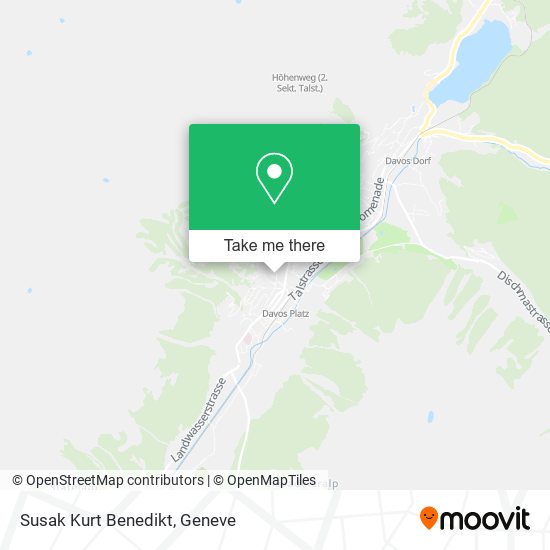 Susak Kurt Benedikt map