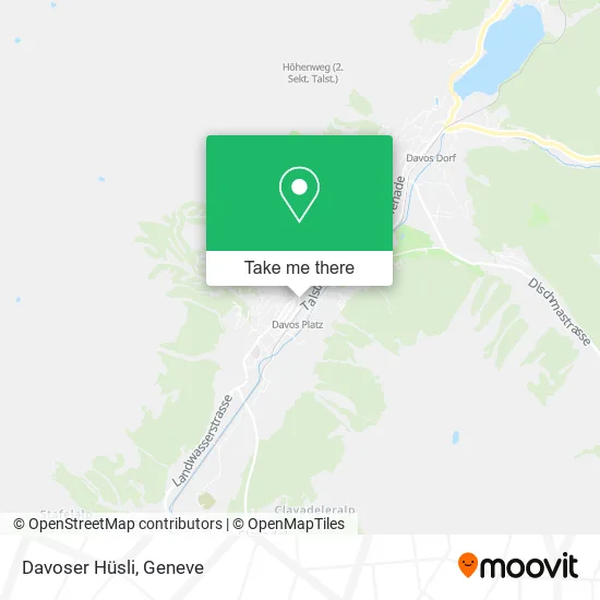 Davoser Hüsli map