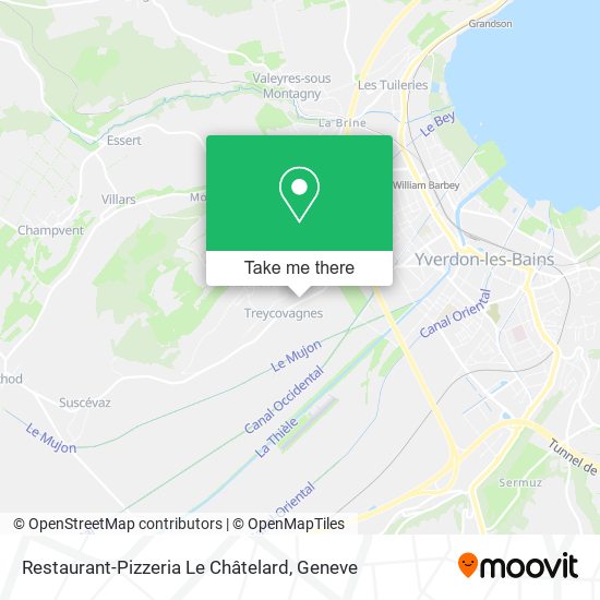 Restaurant-Pizzeria Le Châtelard map