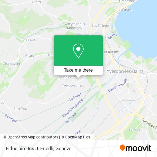 Fiduciaire Ics J. Friedli map