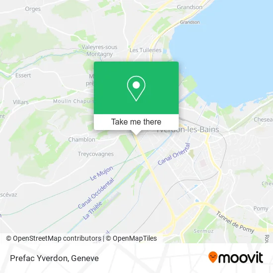 Prefac Yverdon map