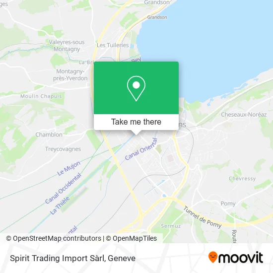 Spirit Trading Import Sàrl map