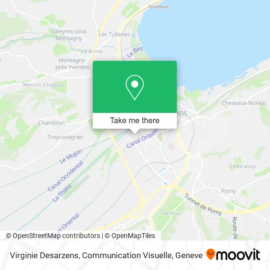 Virginie Desarzens, Communication Visuelle map