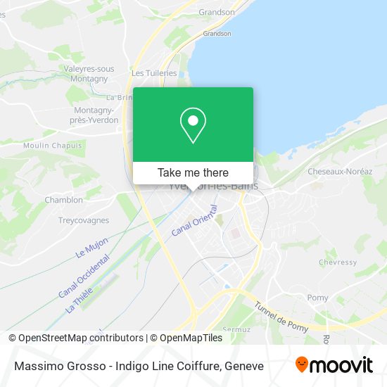 Massimo Grosso - Indigo Line Coiffure map