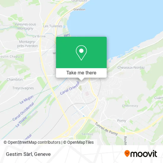 Gestim Sàrl map