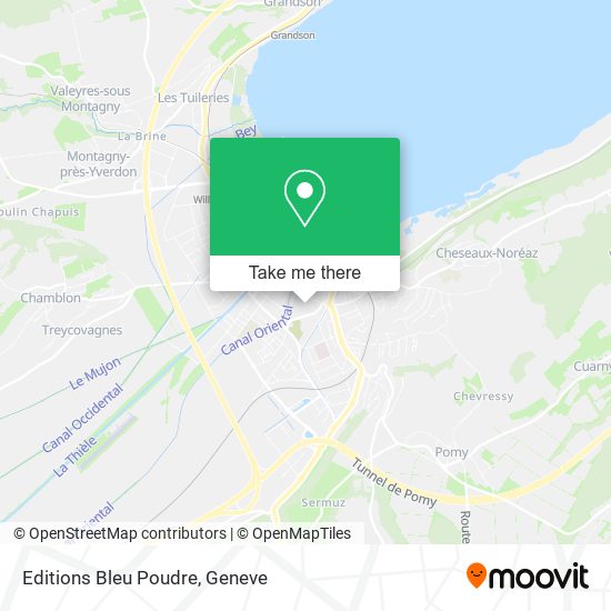 Editions Bleu Poudre map