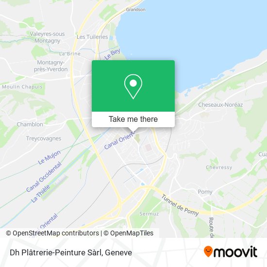 Dh Plâtrerie-Peinture Sàrl map